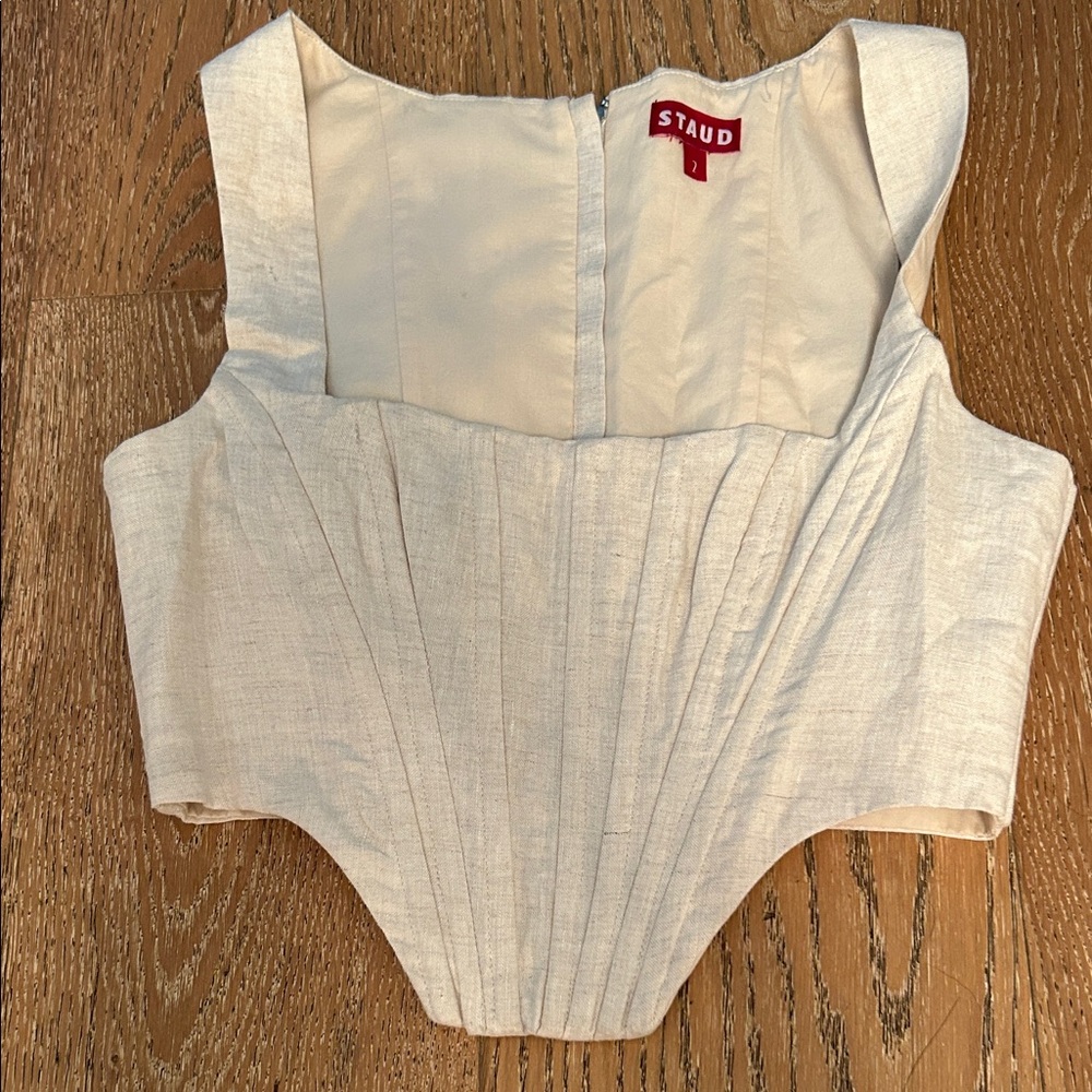 Staud Alice cropped corset
